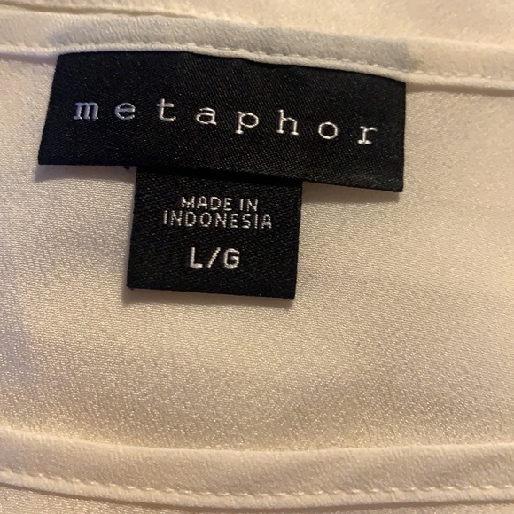 Metaphor short sleeve light weight basic shirt large top - Picture 4 of 4
